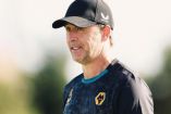 Julen Lopetegui en un entrenamiento del Wolverhampton.