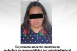 La mujer detenida