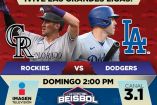 El horario entre Colorado vs Dodgers con Julio Urias. 