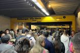 El apagón masivo afecto al servicio del Metro de Sao Paulo. (Especial)