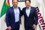 Pablo Bustamante, Secretario de Bienestar de Quintana Roo, se reunió con el líder nacional de Morena, Mario Delgado