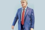 Ilustración de Donald Trump.