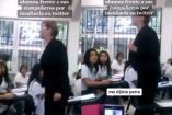 Maestra confronta a alumna por insultos en Twitter.