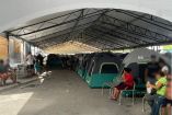 Albergue para migrantes en Matamoros, Tamaulipas