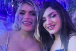 Wendy Guevara y Charlotte Lascuraine en la fiesta de la influencer