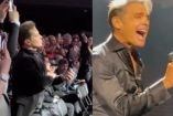 Supuesto doble de Luis Miguel entre el público.