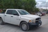Camioneta estacionada en calles de Tamaulipas