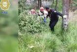 Hombre cae a barranca en Álvaro Obregón y es rescatado 