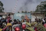 Las protestas fueron frente a una sede de la ONU en Goma, RD Congo. (Especial)