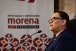 Rosa Icela Rodríguez en la plenaria de Morena