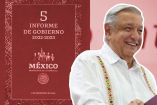 El presidente López Obrador dio si Quinto Informe de Gobierno. (Especial | Diseño: Diego Rodríguez)