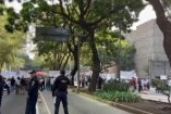 Bloqueo en Insurgentes por parte de manifestantes