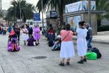 Protesta de comunidad mazahua en CDMX.