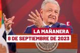 Mañanera hoy de AMLO en vivo | 8 de septiembre de 2023