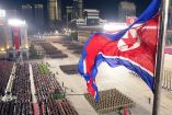 Corea del Norte realizo su desfile militar por su fundación. (Reuters)