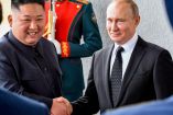 Kim Jong-un, líder de Corea del Norte, y Vladimir Putin, presidente de Rusia