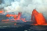 Erupción del volcán Kilauea, en Hawái, en septiembre de 2023