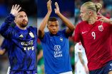 Messi, Mbappé y Haaland