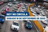 Hoy No Circula del 16 de septiembre del 2023.