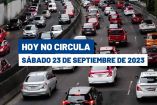 Hoy No Circula del 23 de septiembre del 2023.