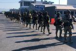 Militares a su llegada a Nuevo León