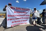 Bloqueo en Circuito Bicentenario por falta de agua. 