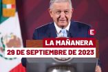 Mañanera hoy de AMLO en vivo | 29 de septiembre de 2023