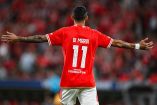 Ángel Di María celebra gol con Benfica ante Porto.