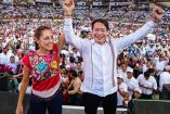 Claudia Sheinbaum y Mario Delgado en Chiapas