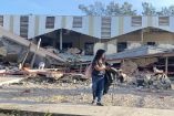 Desplome en iglesia de Tamaulipas