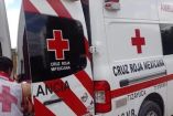 Ambulancia donde fue atendido el estudiante