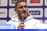 Francesco Totti en conferencia de prensa.