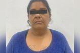 Mujer detenida en Monterrey