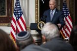 Joe Biden en conferencia en la Casa Blanca sobre la guerra de Israel con Hamas