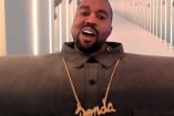 Kanye West vestido de botarga y cadena de Donda