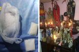 Hallan altar satánico en cateo a narcomenudista