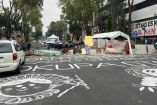 Bloqueo de vialidad por parte de manifestantes