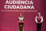 Inaugura gobernadora Delfina Gómez audiencias ciudadanas