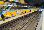 Las estaciones del Metro de Madrid quedaron inundadas. (Especial)
