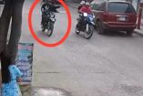 Presunto atacante a motociclistas en Tláhuac.