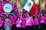 Delegación mexicana hace su parición en Inauguración de los Juegos Panamericanos 2023.