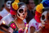 pueblo de San Andrés Mixquic en el marco del Día de Muertos 