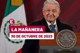 Mañanera hoy de AMLO en vivo | 30 de octubre de 2023