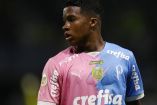 Endrick en partido con Palmeiras.
