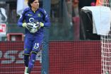 Guillermo Ochoa en partido con Salernitana en la Serie A.