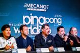 Conferencia de prensa del Ping Pong World Cup Mexico 2024.