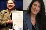 Lenia Batres Guadarrama y Bertha Alcalde Luján