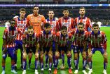 Jugadores de Atlético San Luis en Semifinales del Apertura 2023.