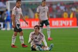 Jordi Cortizo durante partido de la Selección Mexicana ante Colombia en Memorial Coliseum.