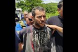 El violador Alexis Alicea Torres, Puerto Rico, en el momento de su detención.